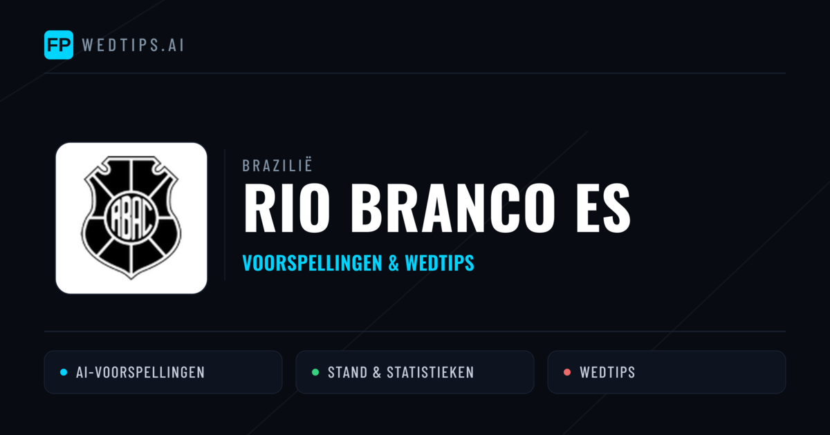 Rio Branco ES voorspellingen & statistieken