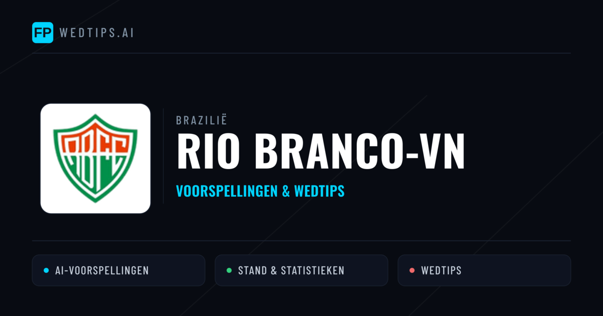 Rio Branco-VN voorspellingen & statistieken