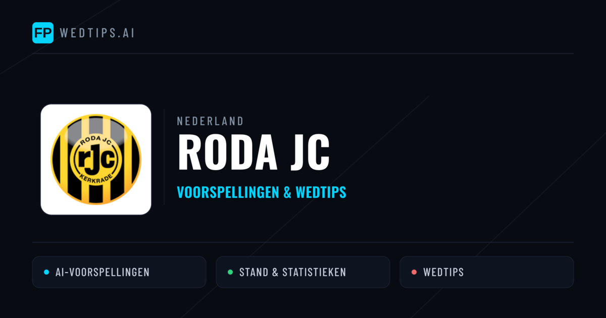 Roda JC voorspellingen & statistieken
