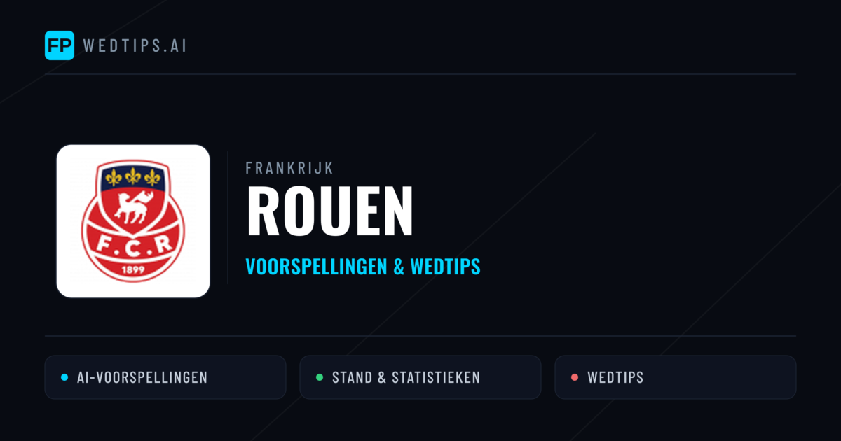 Rouen voorspellingen & statistieken