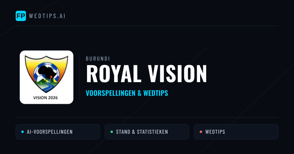 Royal Vision voorspellingen & statistieken