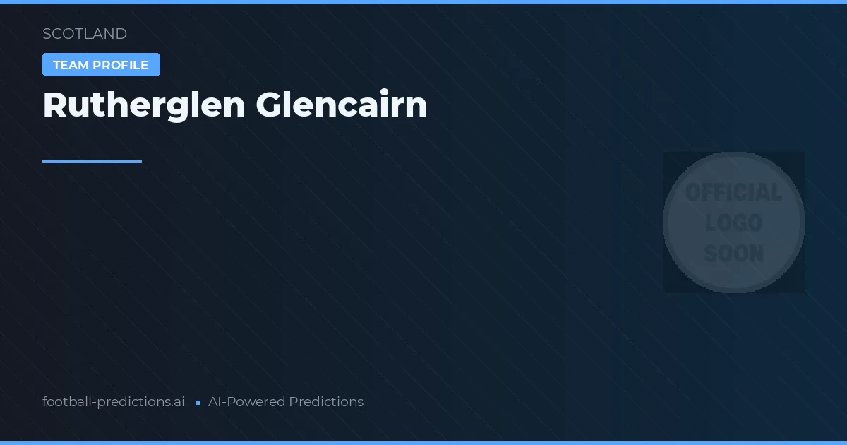 Rutherglen Glencairn voorspellingen & statistieken