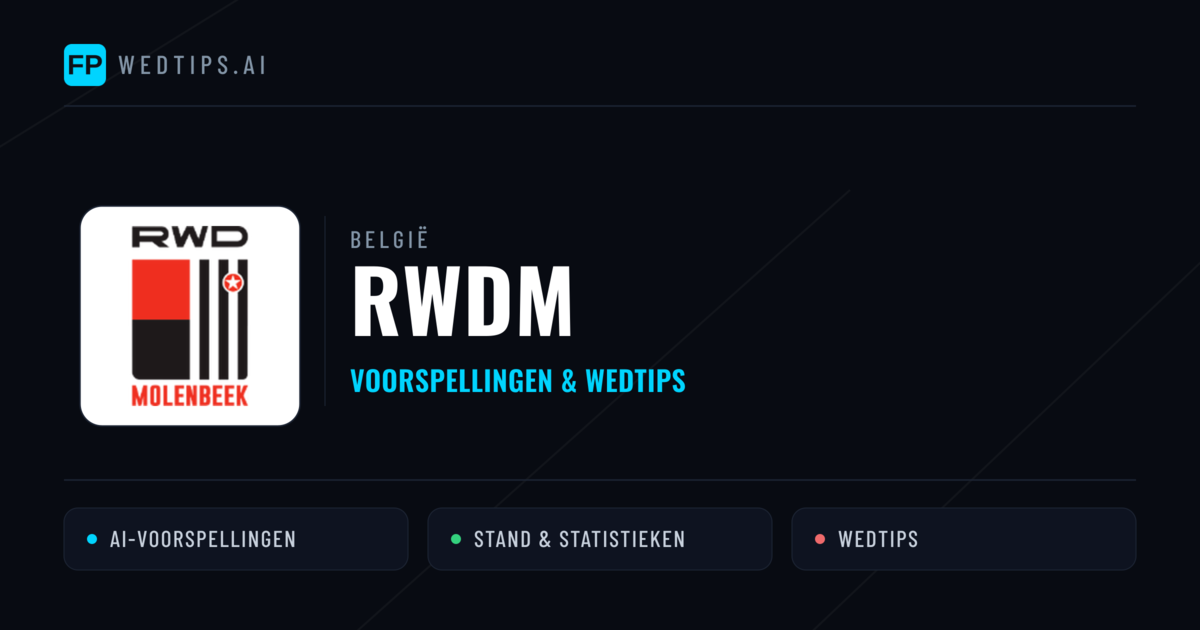 RWDM voorspellingen & statistieken