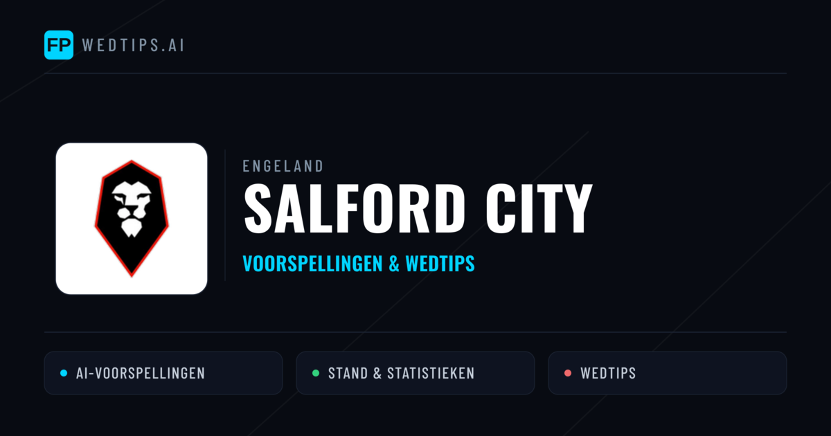 Salford City voorspellingen & statistieken
