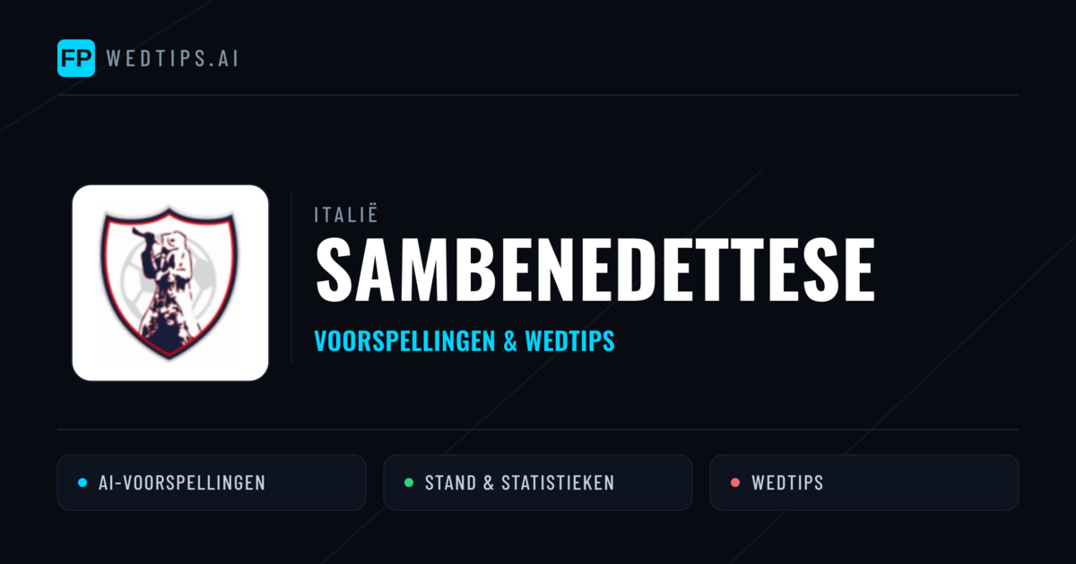 Sambenedettese voorspellingen & statistieken