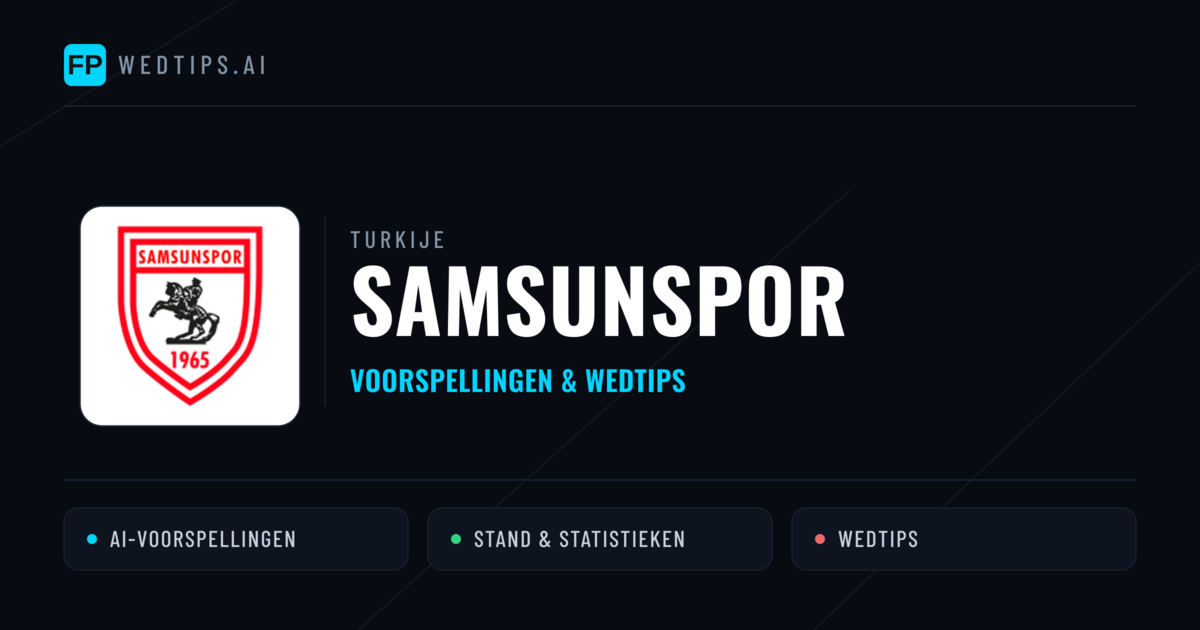 Samsunspor voorspellingen & statistieken