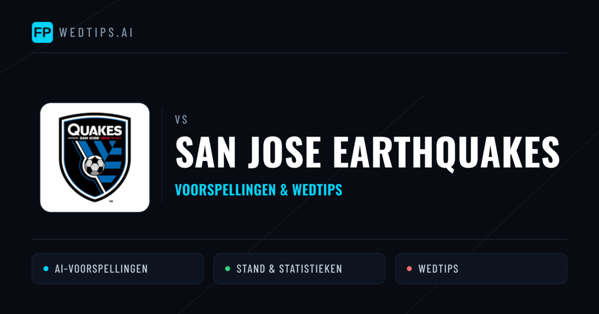San Jose Earthquakes voorspellingen & statistieken