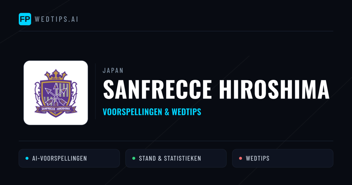 Sanfrecce Hiroshima voorspellingen & statistieken