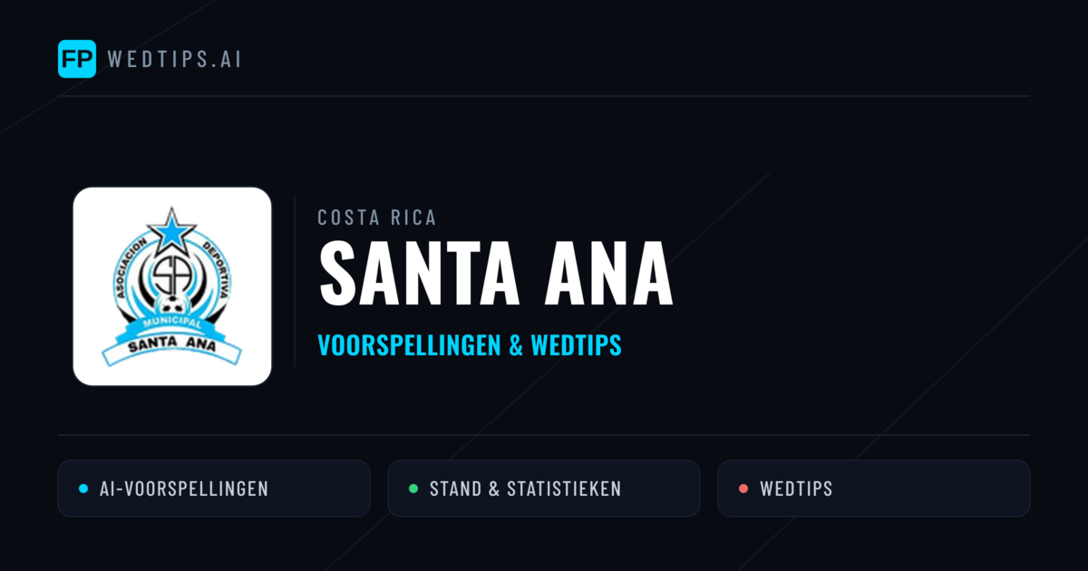 Santa Ana voorspellingen & statistieken