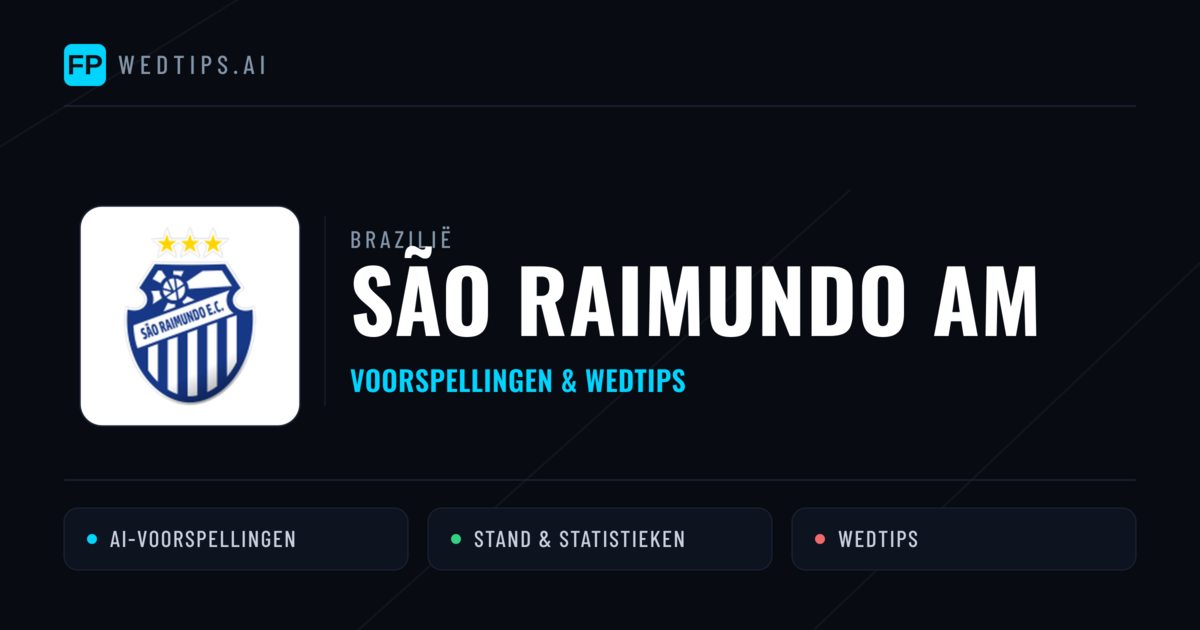 São Raimundo AM voorspellingen & statistieken