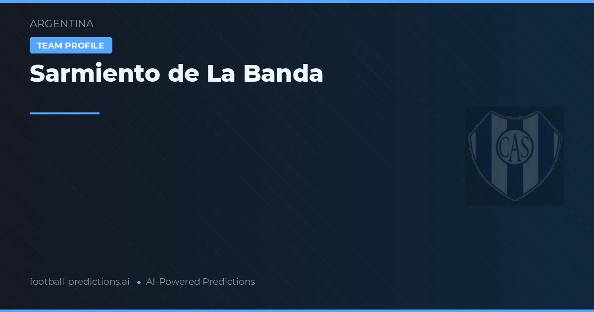 Sarmiento de La Banda voorspellingen & statistieken