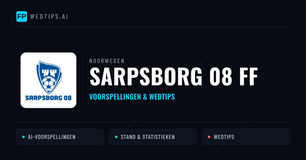 Sarpsborg 08 FF voorspellingen & statistieken
