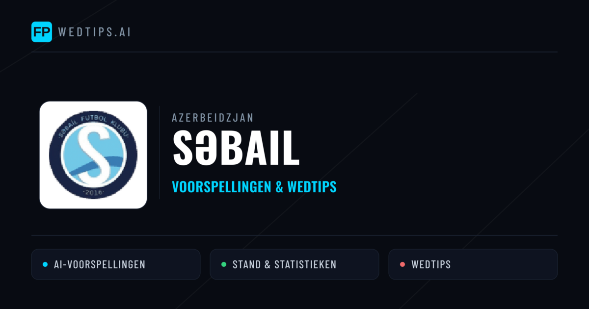 Səbail voorspellingen & statistieken