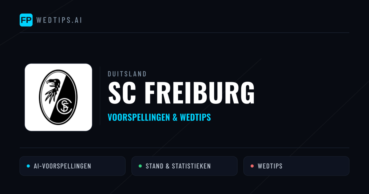 SC Freiburg voorspellingen & statistieken