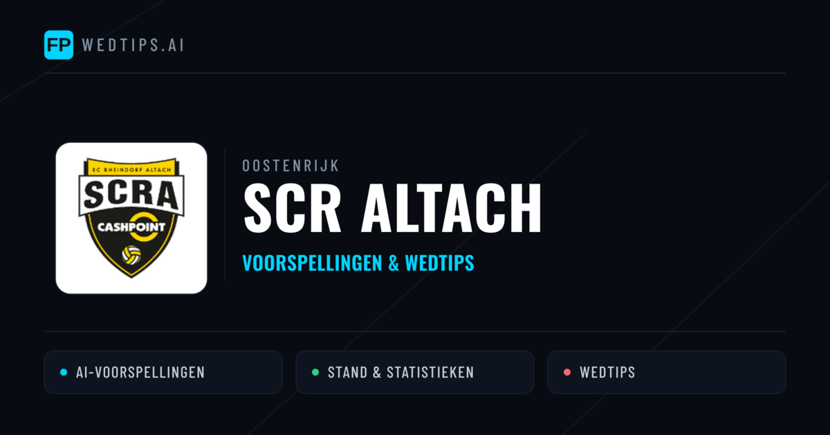 SCR Altach voorspellingen & statistieken
