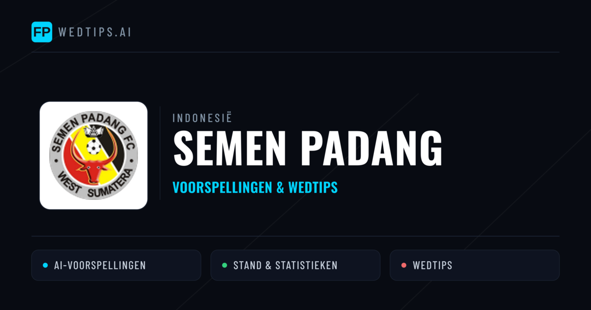 Semen Padang voorspellingen & statistieken