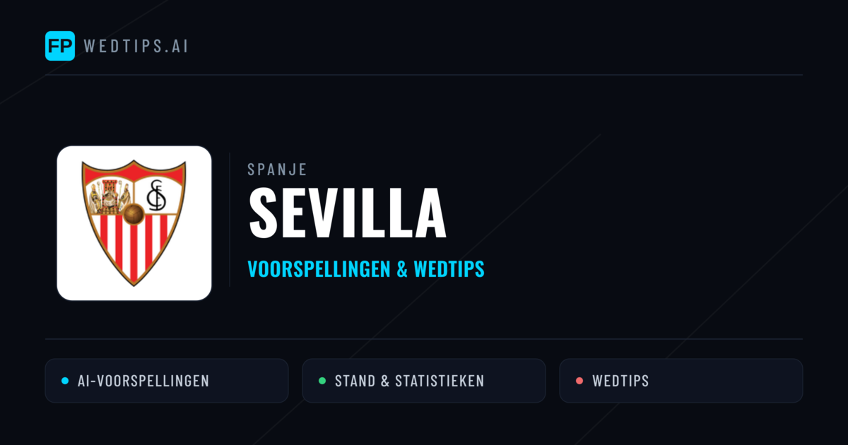 Sevilla voorspellingen & statistieken