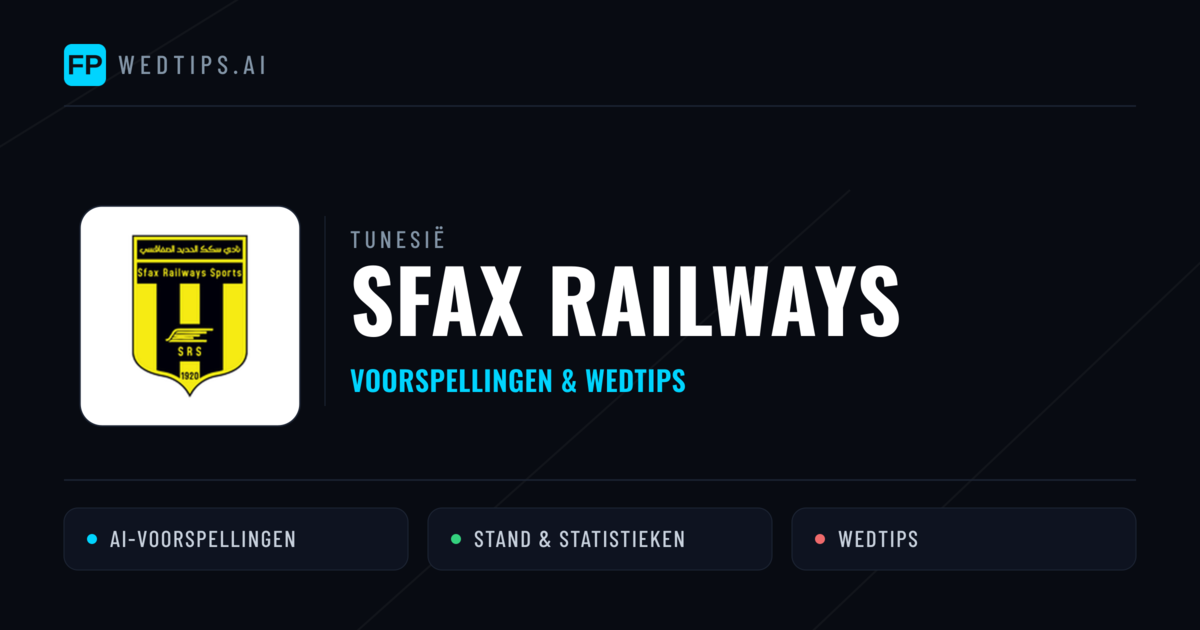Sfax Railways voorspellingen & statistieken