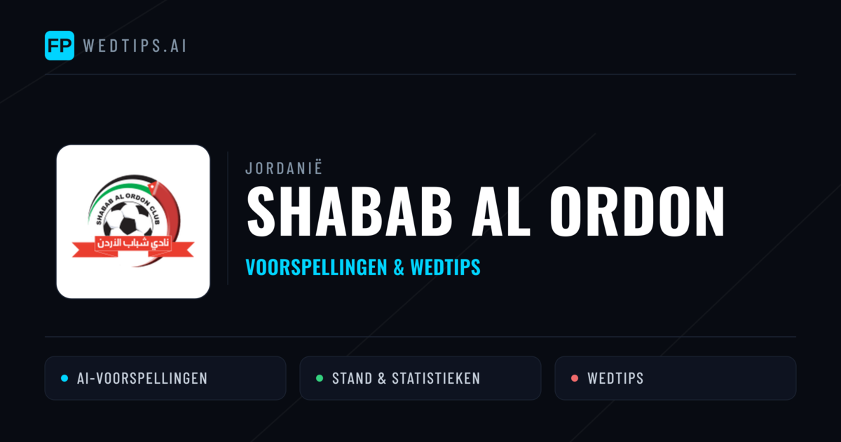 Shabab Al Ordon voorspellingen & statistieken