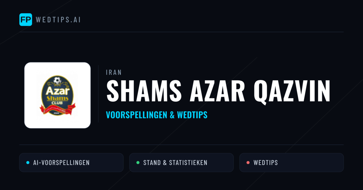 Shams Azar Qazvin voorspellingen & statistieken