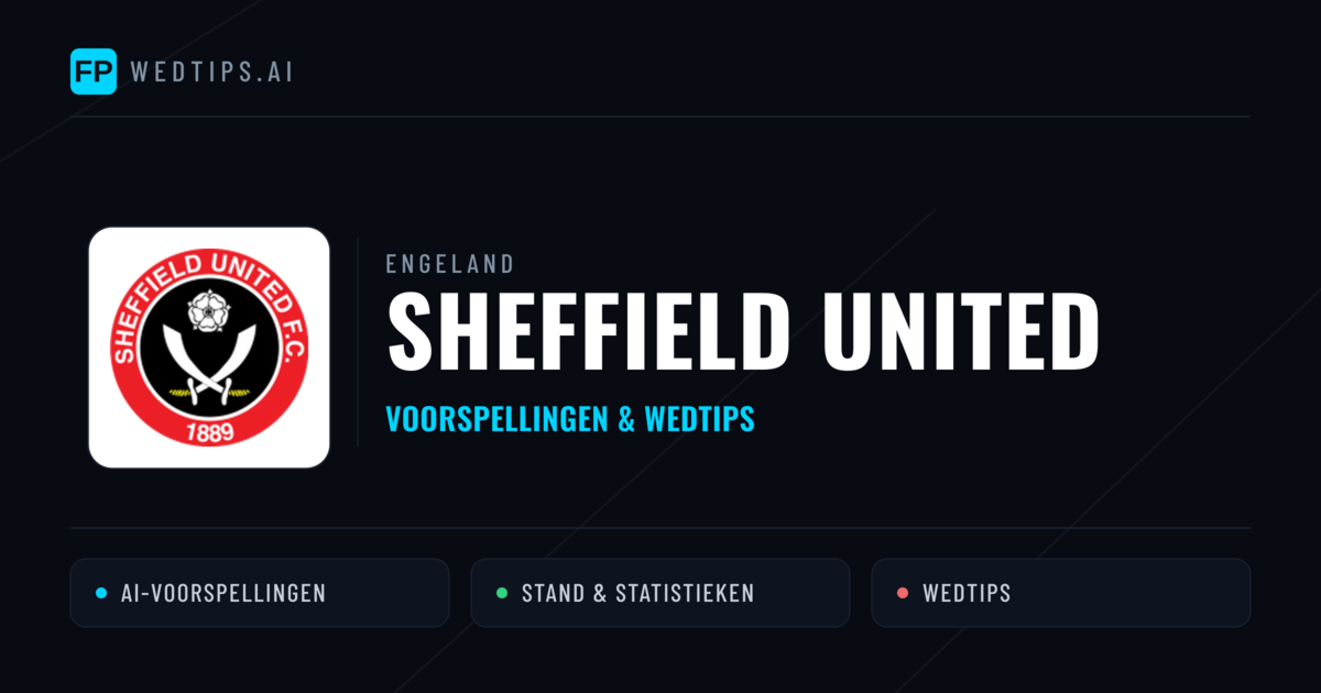 Sheffield United voorspellingen & statistieken