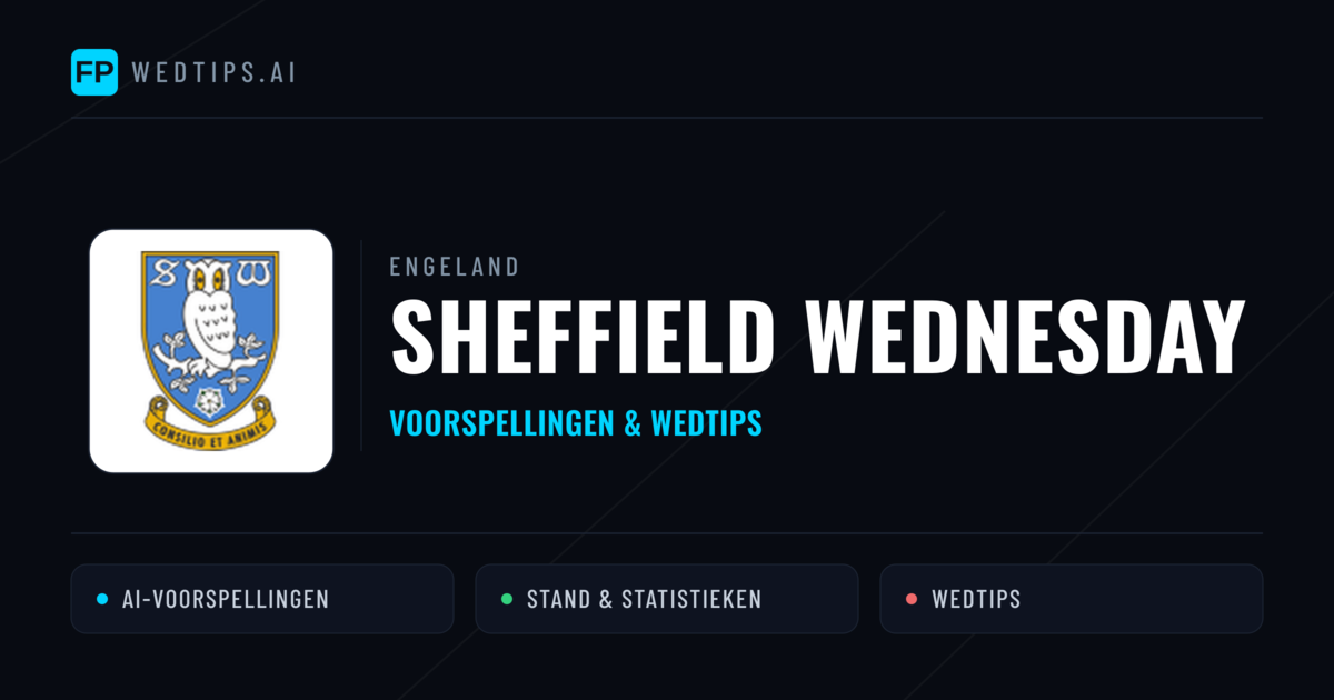 Sheffield Wednesday voorspellingen & statistieken