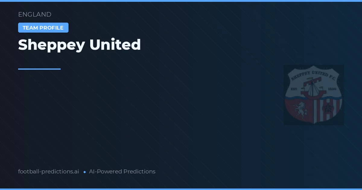 Sheppey United voorspellingen & statistieken