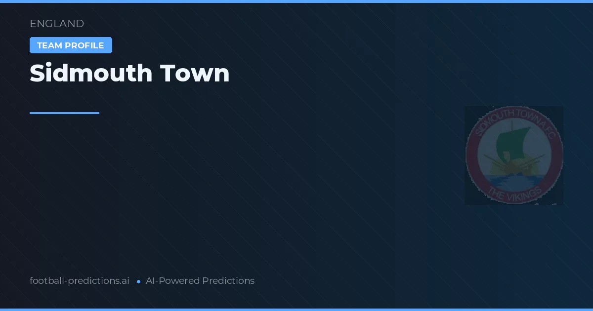 Sidmouth Town voorspellingen & statistieken