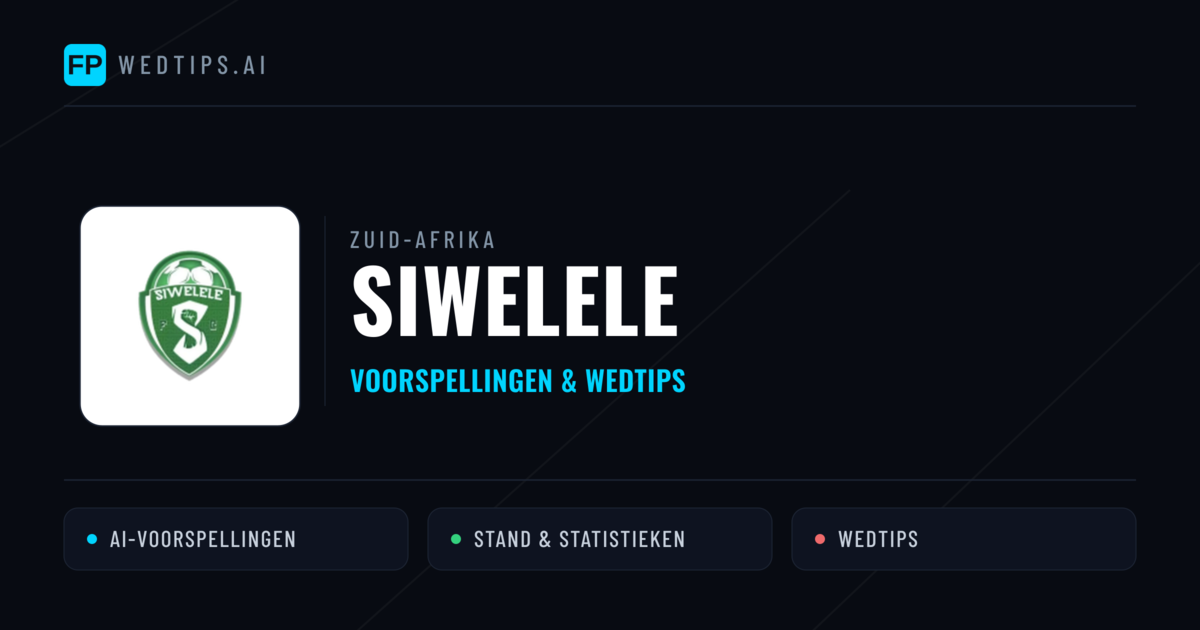Siwelele voorspellingen & statistieken