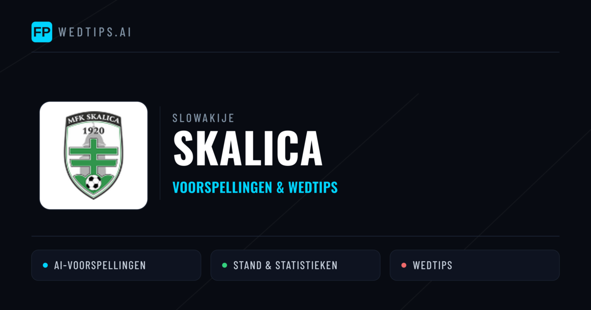 Skalica voorspellingen & statistieken