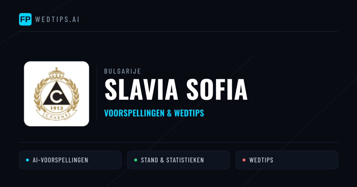 Slavia Sofia voorspellingen & statistieken