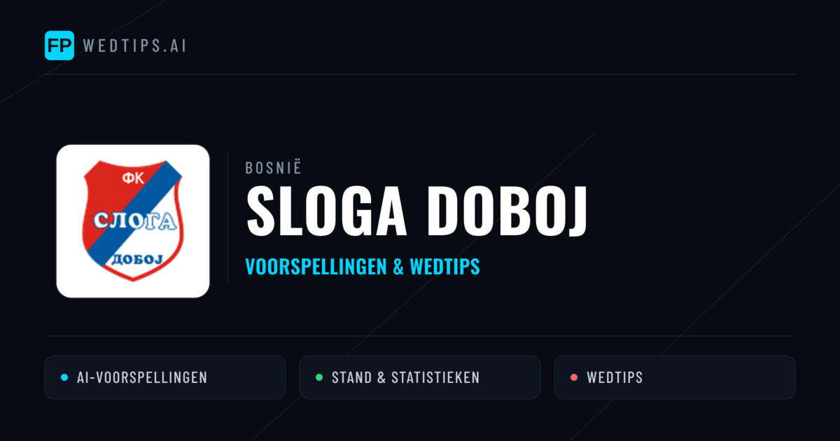Sloga Doboj voorspellingen & statistieken