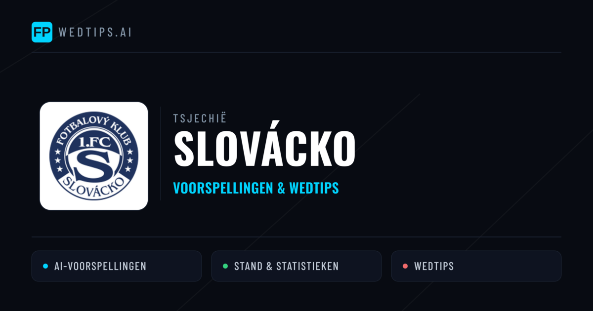 Slovácko voorspellingen & statistieken