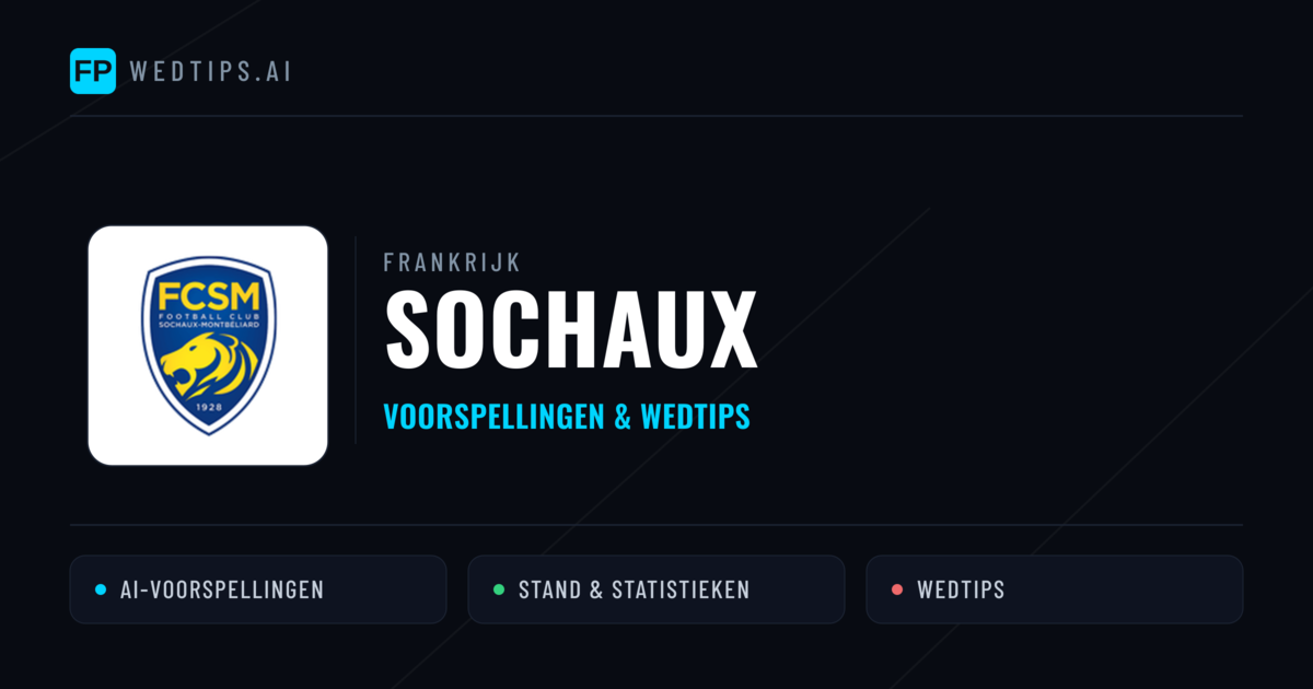 Sochaux voorspellingen & statistieken