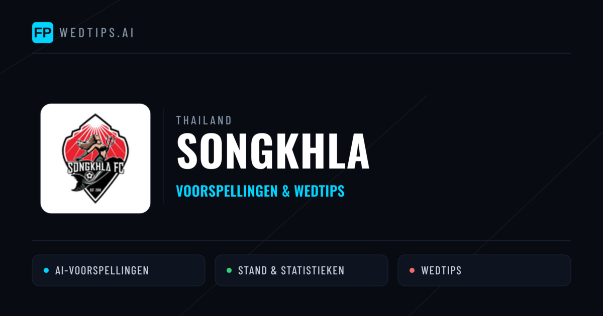 Songkhla voorspellingen & statistieken