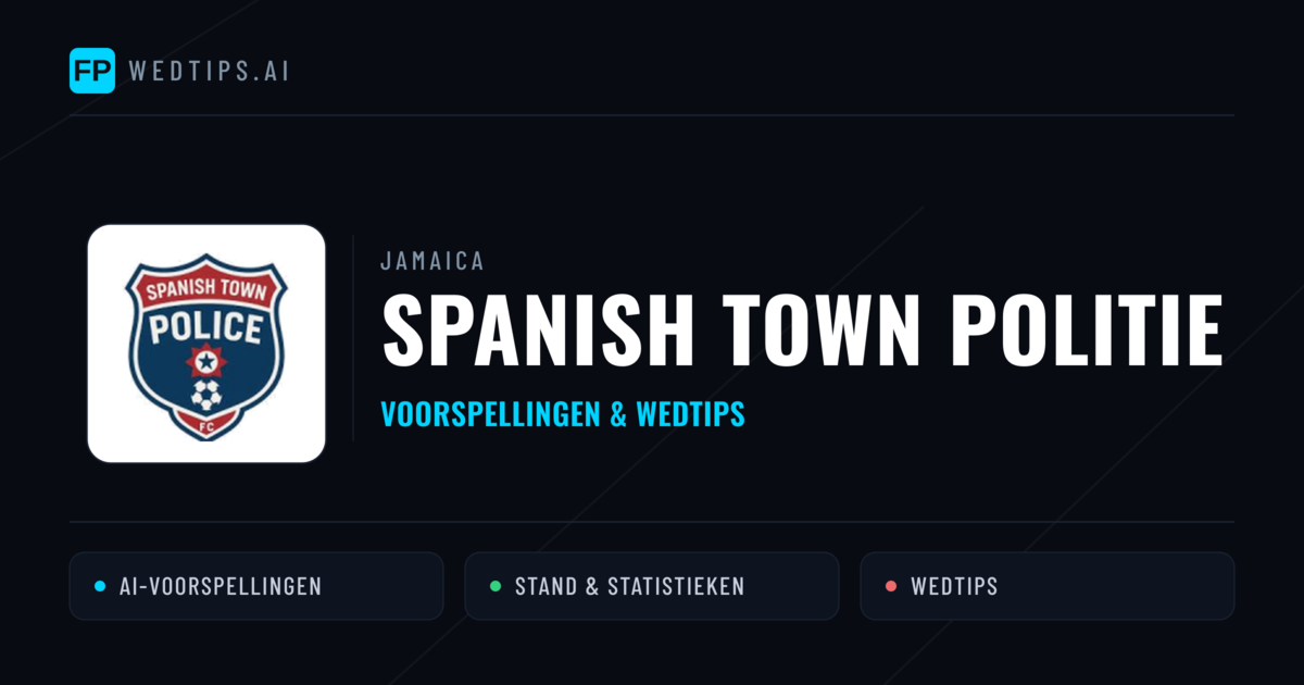 Spanish Town Politie voorspellingen & statistieken