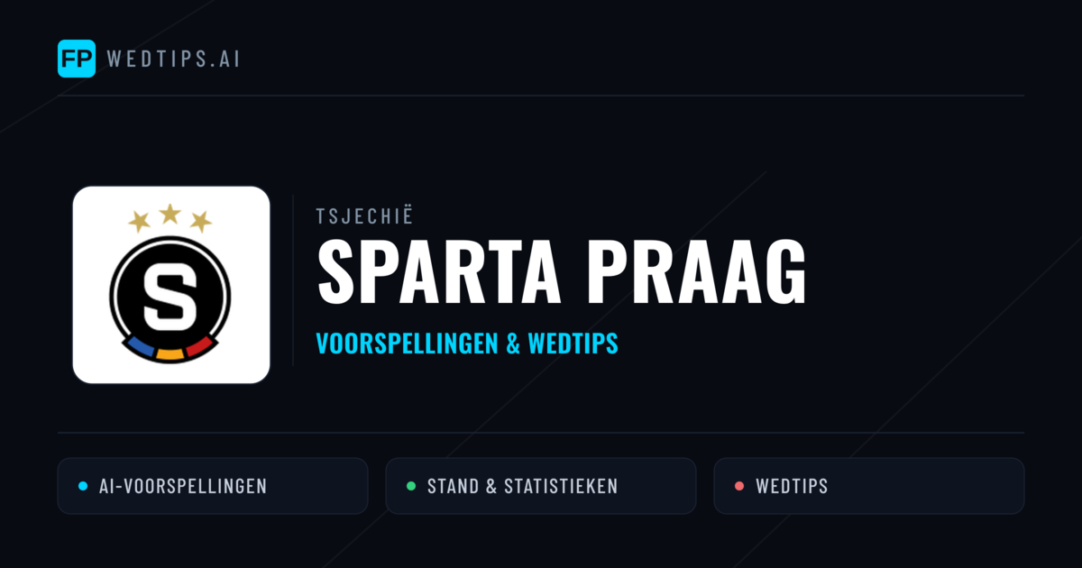 Sparta Praag voorspellingen & statistieken