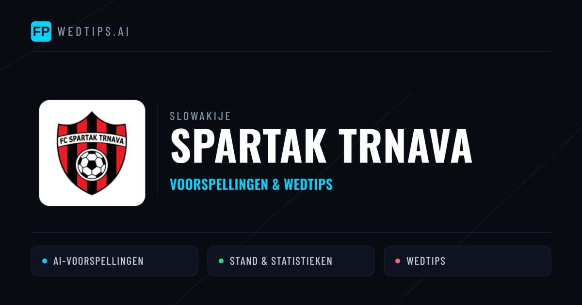 Spartak Trnava voorspellingen & statistieken