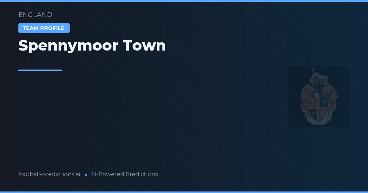 Spennymoor Town voorspellingen & statistieken