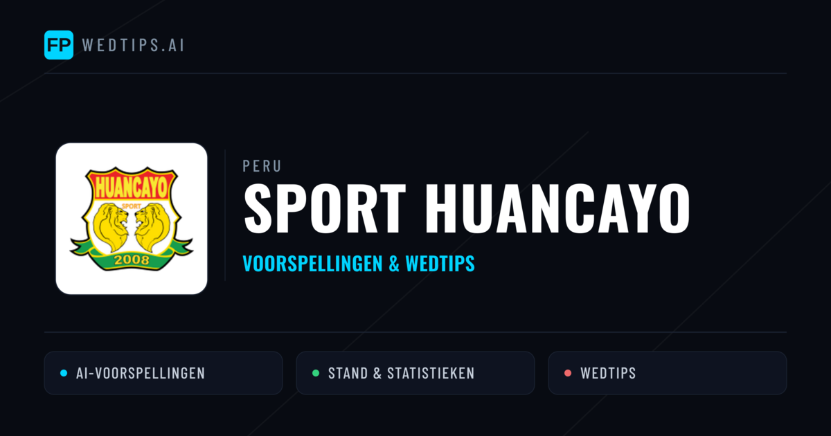 Sport Huancayo voorspellingen & statistieken