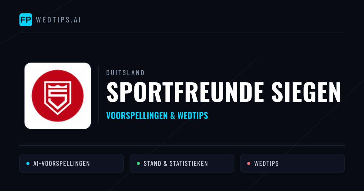 Sportfreunde Siegen voorspellingen & statistieken