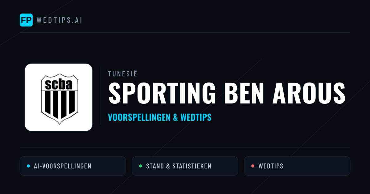 Sporting Ben Arous voorspellingen & statistieken