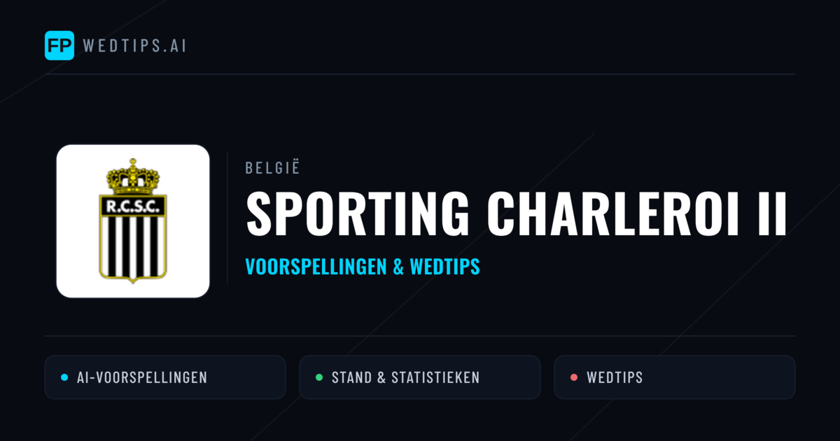 Sporting Charleroi II voorspellingen & statistieken