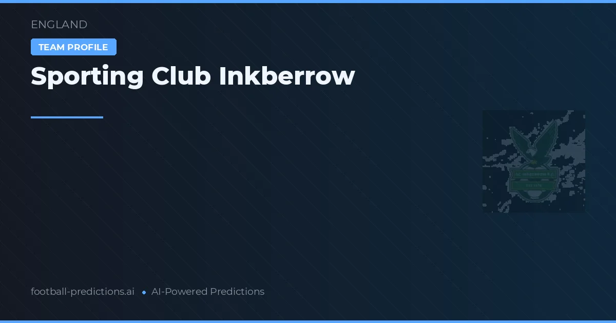 Sporting Club Inkberrow voorspellingen & statistieken