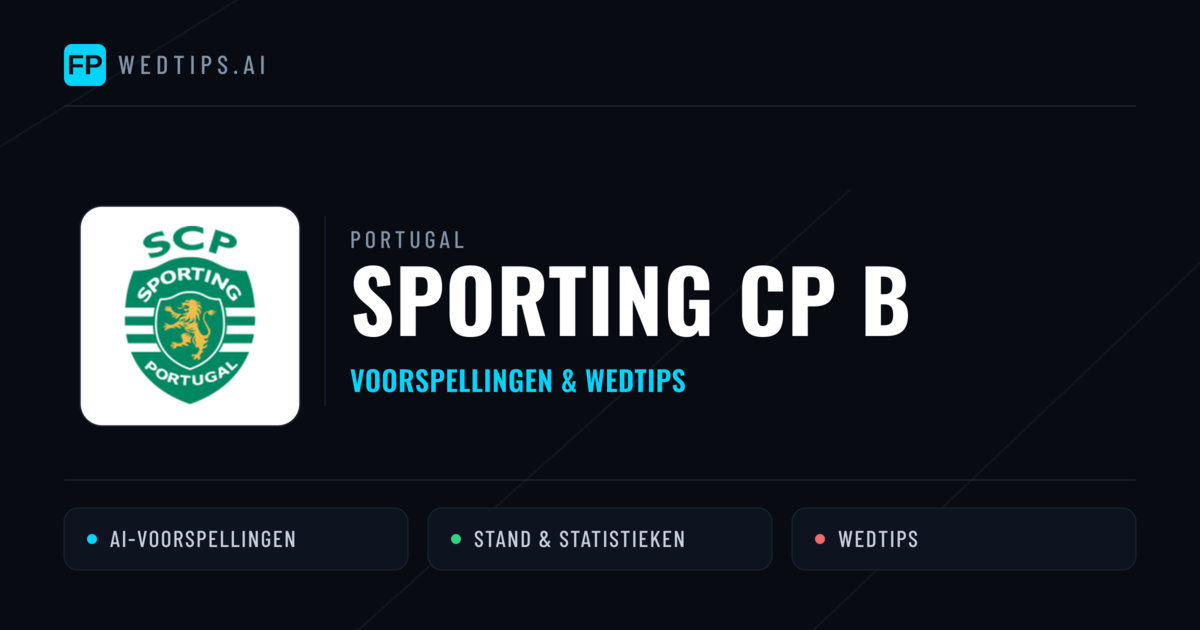 Sporting CP B voorspellingen & statistieken