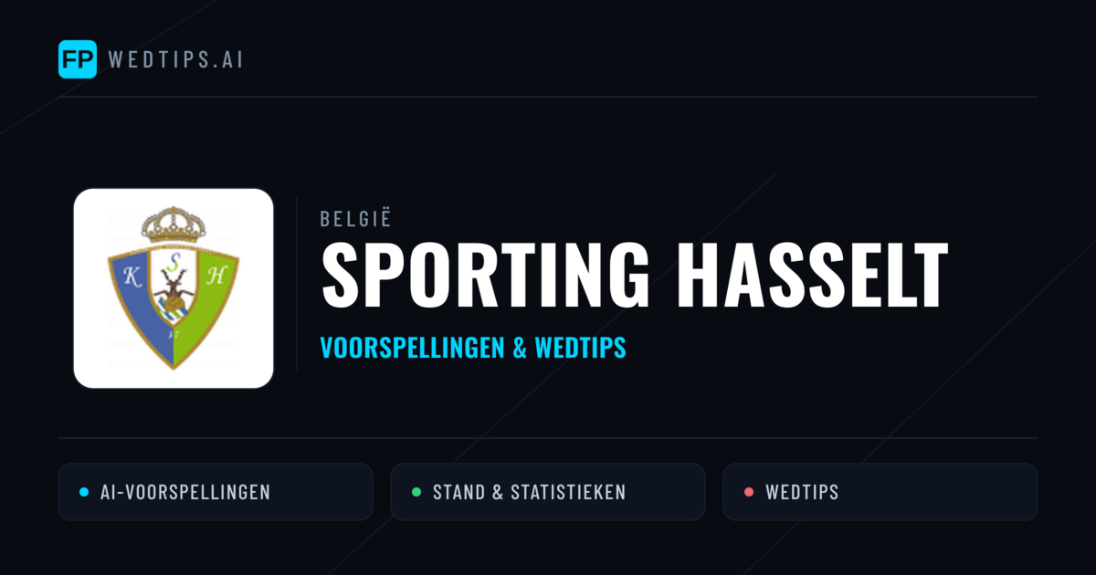 Sporting Hasselt voorspellingen & statistieken