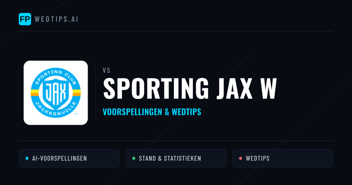 Sporting JAX W voorspellingen & statistieken