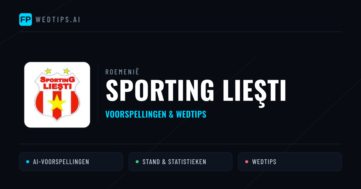 Sporting Lieşti voorspellingen & statistieken