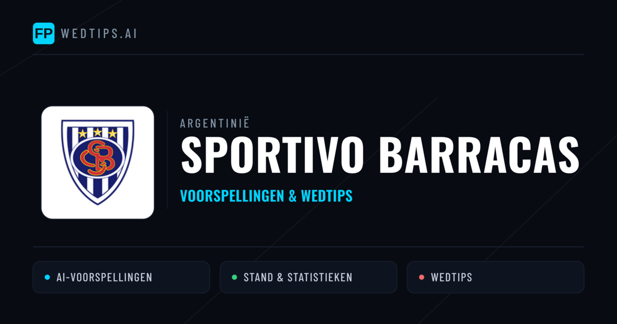 Sportivo Barracas voorspellingen & statistieken