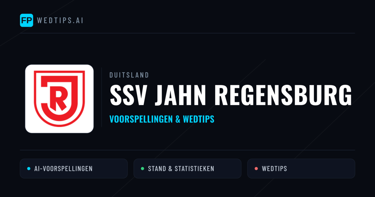 SSV Jahn Regensburg voorspellingen & statistieken